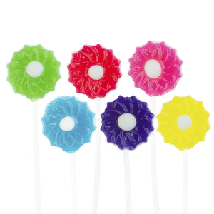 Sugar Free Twinkle Pops Lollipops - Flower Blossom (120 Pieces) - Sparko Sweets