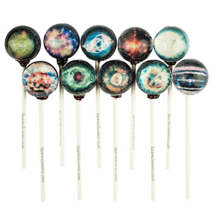 Sugar Free Galaxy Lollipops Supernova Designs - Sparko Sweets