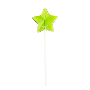 Green Star Lollipops - Green Apple (24 Pieces) - Sparko Sweets