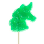 Green Unicorn Lollipops - Green Apple (24 Pieces) - Sparko Sweets
