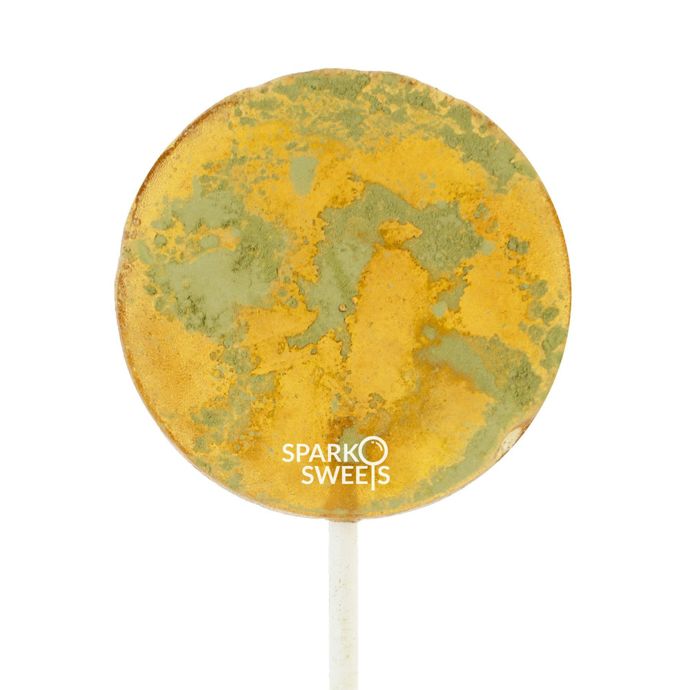 
            
                Load image into Gallery viewer, Honey Matcha Lollipops - Sparko Sweets
            
        