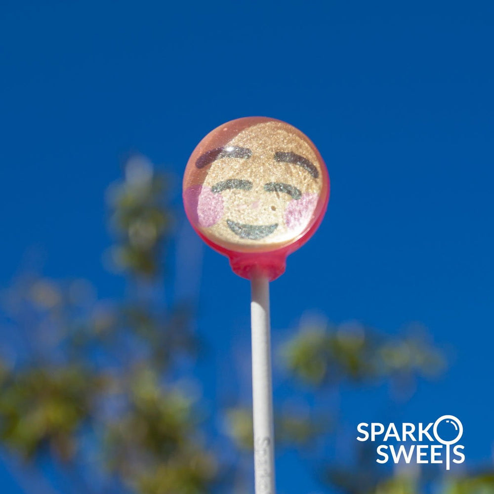 Emoji Lollipops (10 Pieces) - Cherry - Sparko Sweets
