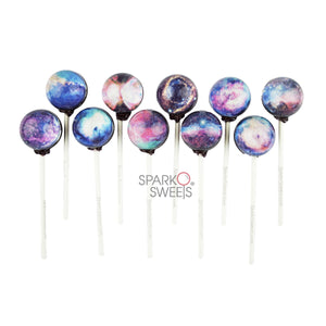 
            
                Load image into Gallery viewer, Sugar Free Galaxy Lollipops Cosmo Designs - Sparko Sweets
            
        