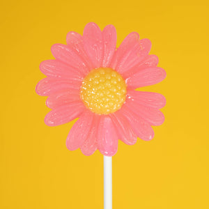 
            
                Load image into Gallery viewer, Big Pink Daisy Lollipops (12 Pieces) - Watermelon - Sparko Sweets
            
        