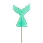 Light Blue Mermaid Tail Lollipops by Sparko Sweets