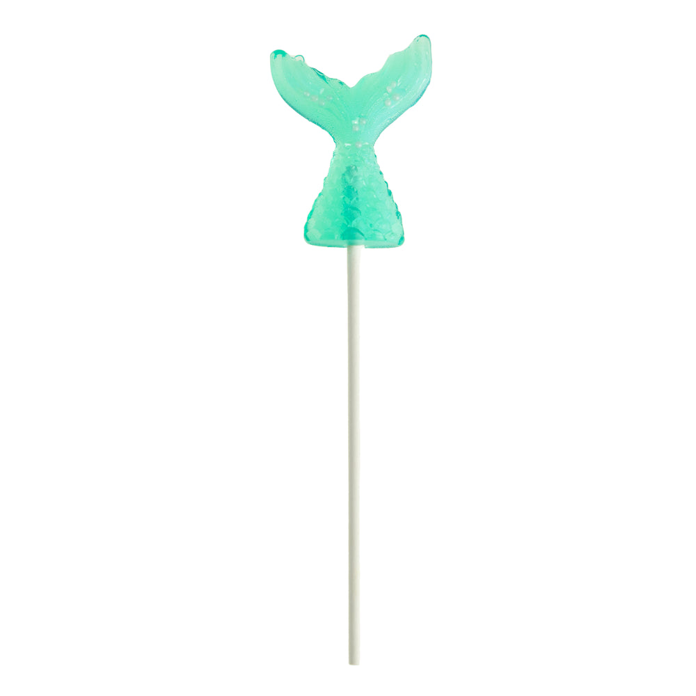 Light Blue Mermaid Tail Lollipops by Sparko Sweets
