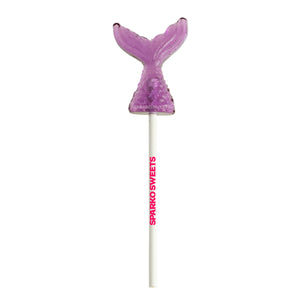 
            
                Load image into Gallery viewer, Purple Mermaid Tail Lollipops by Sparko Sweets
            
        