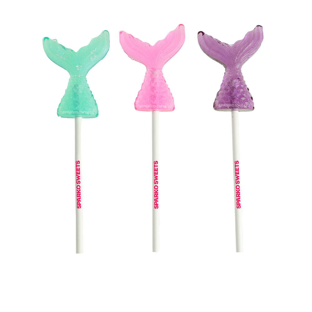 Mermaid Tail Lollipops by Sparko Sweets