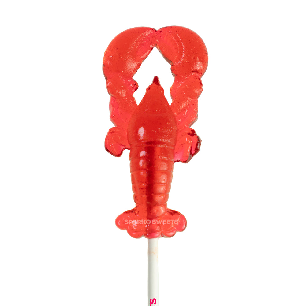 Red Lobster Lollipop by Sparko Sweets