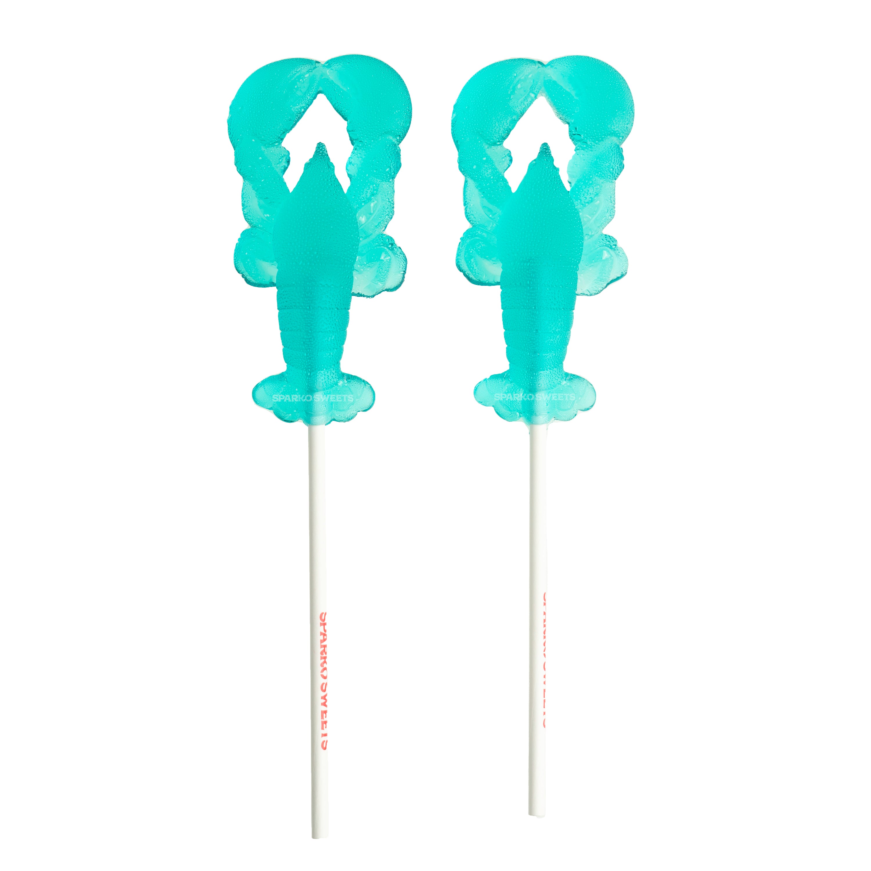 Blue Lobster Lollipops by Sparko Sweets