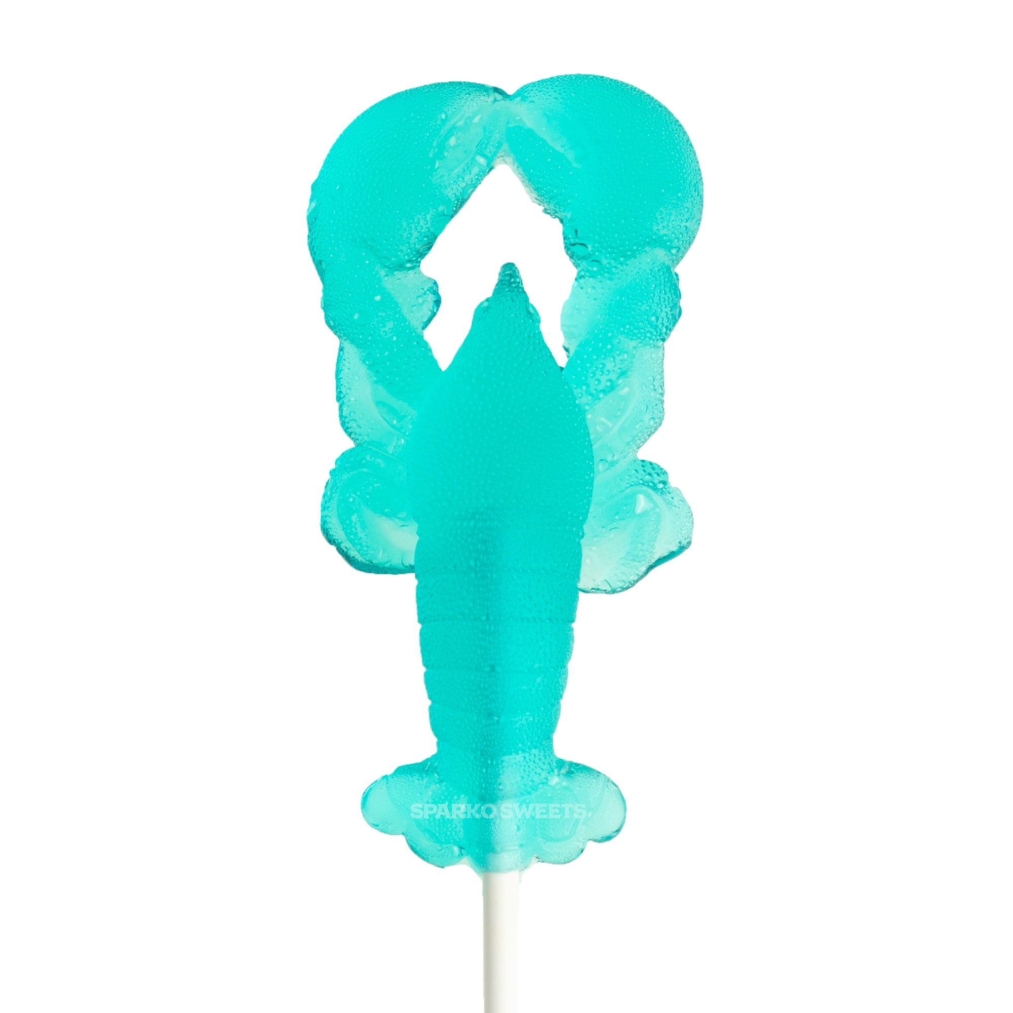 Blue Lobster Lollipops by Sparko Sweets