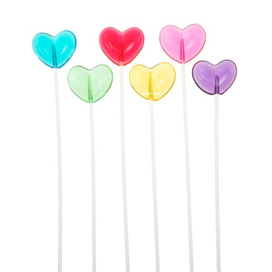 
            
                Load image into Gallery viewer, Sugar Free Heart Lollipops Long-Stem Twinkle Pops (120 Pieces) - Sparko Sweets
            
        