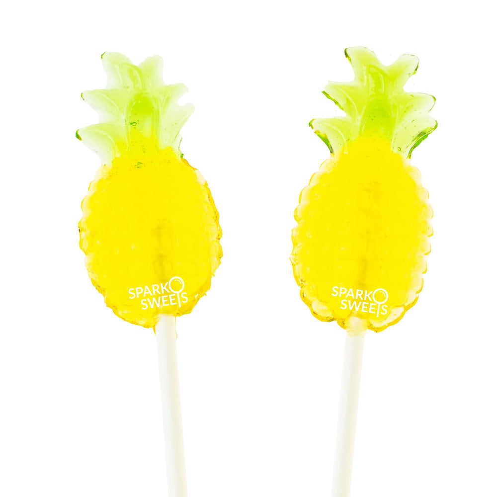 
            
                Load image into Gallery viewer, Pink and Yellow Pineapple Lollipops (24 Pieces) - Sparko Sweets
            
        