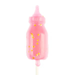 Starry Pink Baby Bottle Lollipops - Watermelon (24 Pieces) - Sparko Sweets