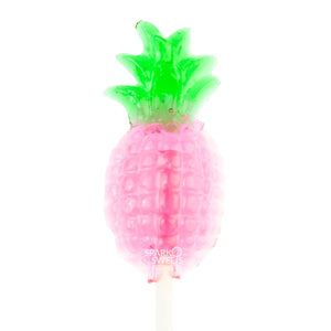 
            
                Load image into Gallery viewer, Pink Pineapple Lollipops (24 Pieces) - Watermelon - Sparko Sweets
            
        