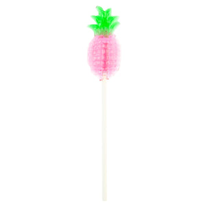 Pink Pineapple Lollipops (24 Pieces) - Watermelon - Sparko Sweets