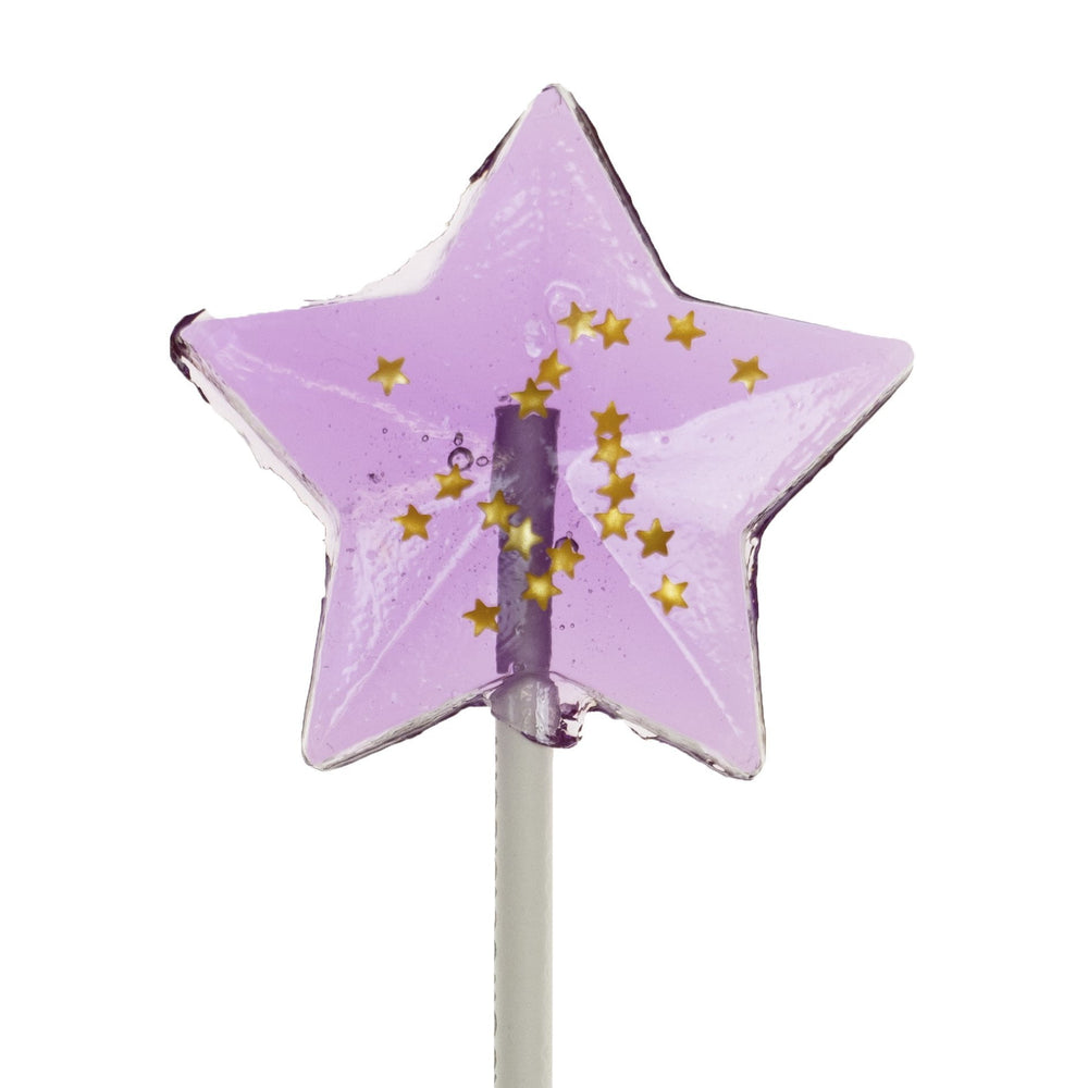 
            
                Load image into Gallery viewer, Starry Purple Star Fireworks Lollipops (24 Pieces) - Sparko Sweets
            
        