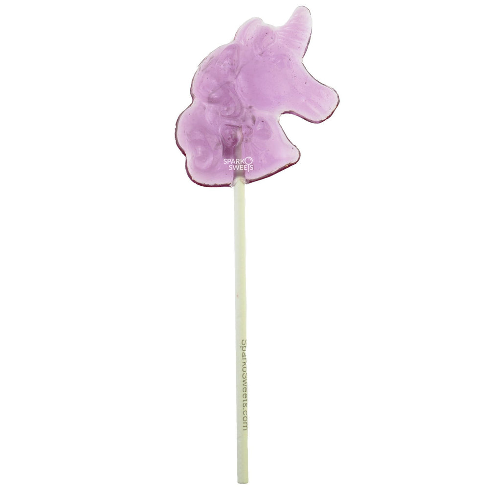 Purple Unicorn Lollipops - Grape (24 Pieces) - Sparko Sweets
