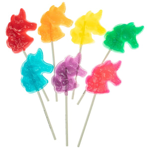 
            
                Load image into Gallery viewer, Magical Rainbow Unicorn Lollipops Mix Colors (21 Pieces) - Sparko Sweets
            
        