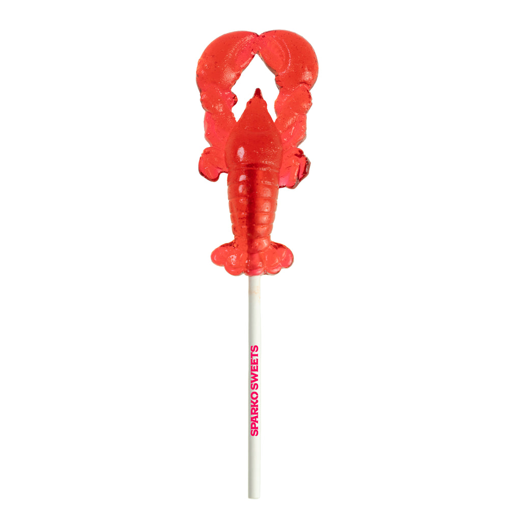 Red Lobster Lollipop by Sparko Sweets