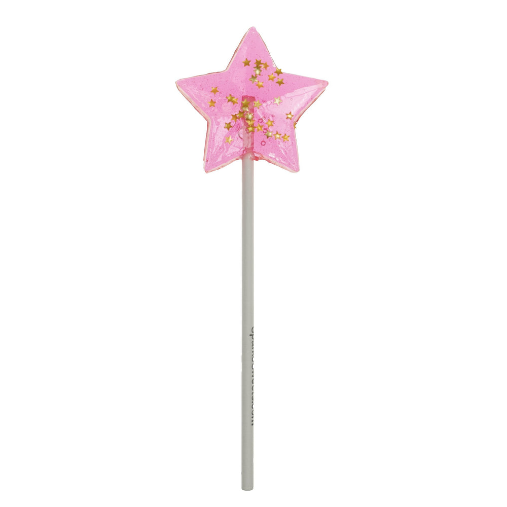 Starry Pink Star Lollipops - Watermelon (24 Pieces) - Sparko Sweets