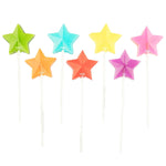 Rainbow Star Fireworks Lollipops - Mix Colors (24 Pieces) - Sparko Sweets