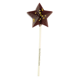 Black Gold Star Lollipops - Grape (24 Pieces) - Sparko Sweets